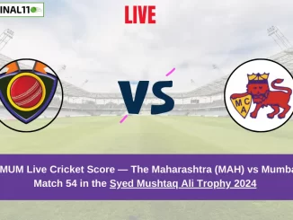 MAH vs MUM Live Score: Scorecard, Ball by Ball Commentary - Match 54, Syed Mushtaq Ali Trophy 2024