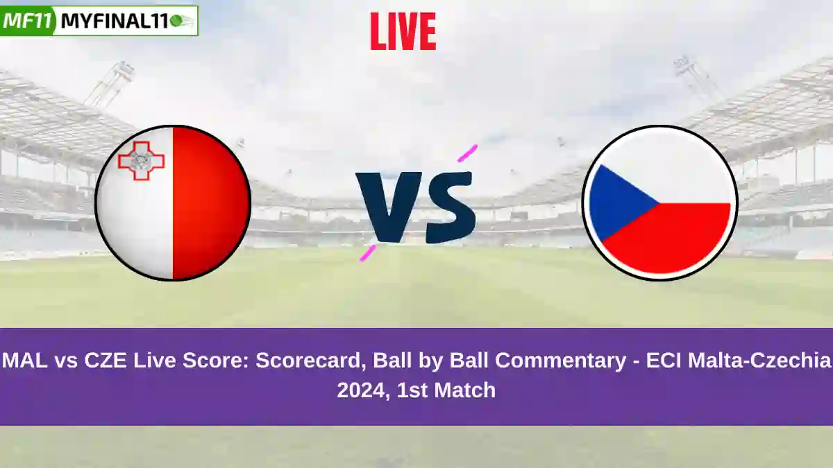 MAL vs CZE Live Score: Scorecard, Ball by Ball Commentary - Match 1, ECI Malta-Czechia 2024