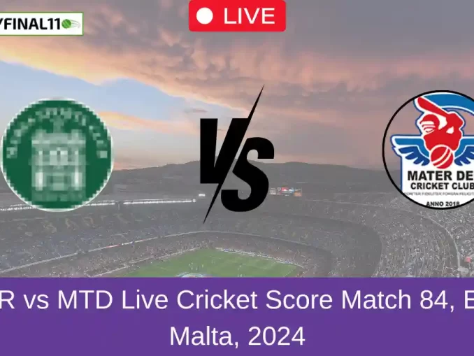 MAR vs MTD Live Cricket Score Match 84, ECS Malta, 2024