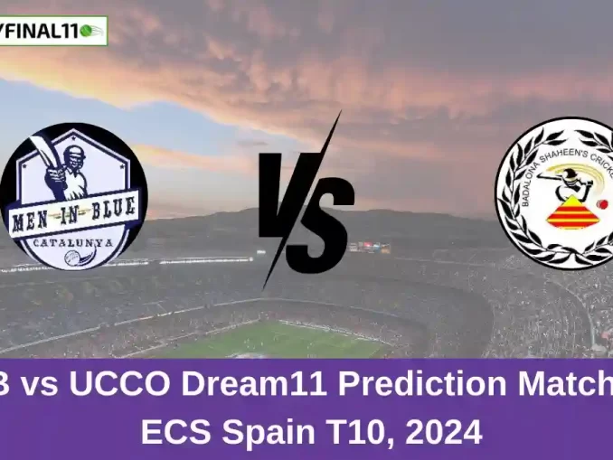 MIB vs UCCO Dream11 Prediction Match 31, ECS Spain T10, 2024