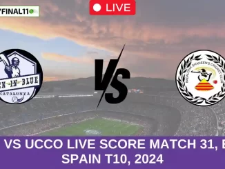 MIB vs UCCO Live Score Match 31, ECS Spain T10, 2024