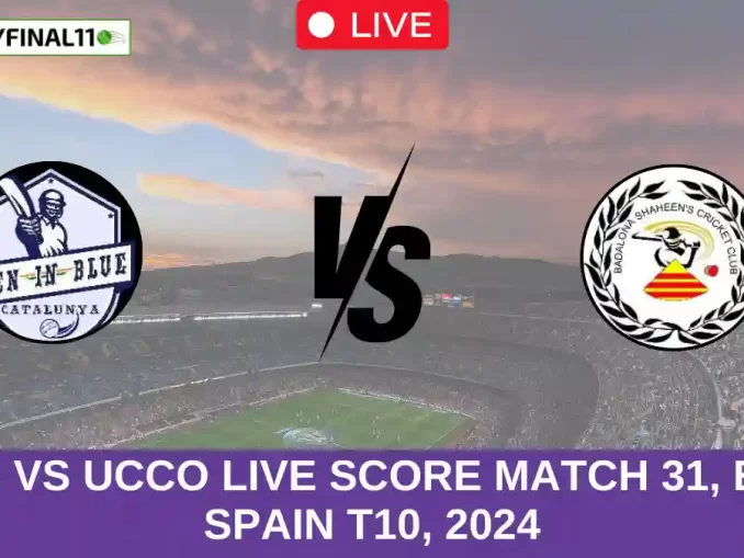 MIB vs UCCO Live Score Match 31, ECS Spain T10, 2024