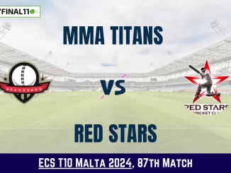 MMA vs RDS Dream11 Prediction Today: Match 87 Pitch Report, Playing11 and Stats | ECS T10 Malta 2024