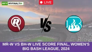 MR-W vs BH-W Live Score Final, Women's Big Bash League, 2024