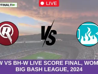 MR-W vs BH-W Live Score Final, Women's Big Bash League, 2024