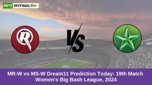 MR-W vs MS-W Dream11 Prediction Today: 19th Match Women's Big Bash League, 2024