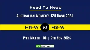 RST vs AUM Player Battle, Head to Head Team Stats, Team Record - Australian Women's T20 Bash 2024