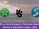 MS-W vs AS-W Dream11 Prediction Match 39, Women's Big Bash League, 2024