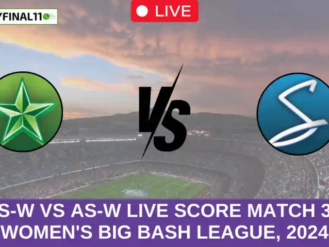 MS-W vs AS-W Live Score Match 39, Women's Big Bash League, 2024