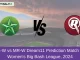 MS-W vs MR-W Dream11 Prediction Match 28, Women's Big Bash League, 2024