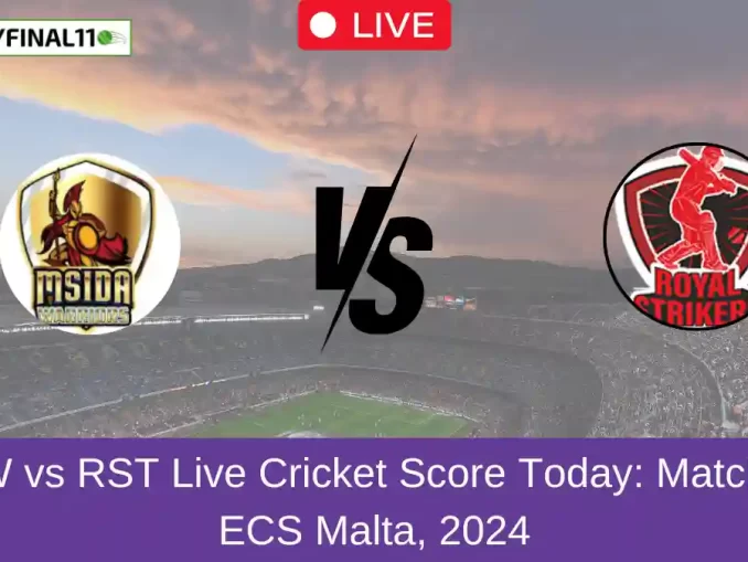 MSW vs RST Live Cricket Score Today Match 80, ECS Malta, 2024