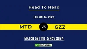 MTD vs GZZ Player Battle, Head to Head Team Stats, Player Record