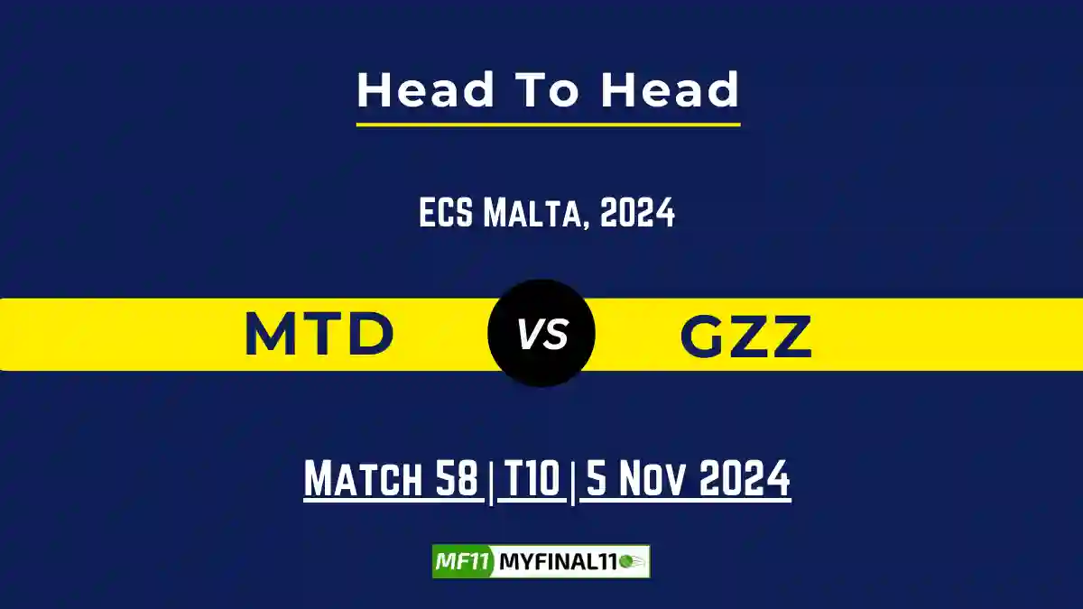 MTD vs GZZ Player Battle, Head to Head Team Stats, Player Record