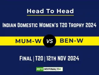 MUM-W vs BEN-W Player Battle, Head to Head Team Stats, Team Record