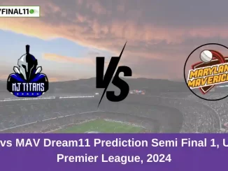 NJT vs MAV Dream11 Prediction Semi Final 1, USPL Premier League, 2024