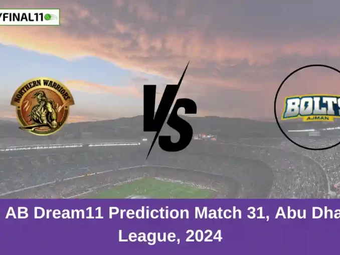 NW vs AB Dream11 Prediction Match 31, Abu Dhabi T10 League, 2024