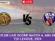 NW vs DB Live Score Match 4, Abu Dhabi T10 League, 2024 (2)