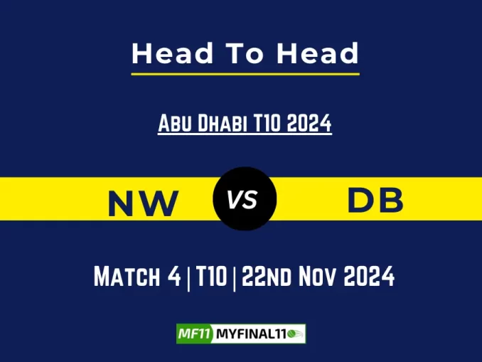 NW vs DB Player Battle, Head to Head Team Stats, Team Record - Abu Dhabi T10 2024