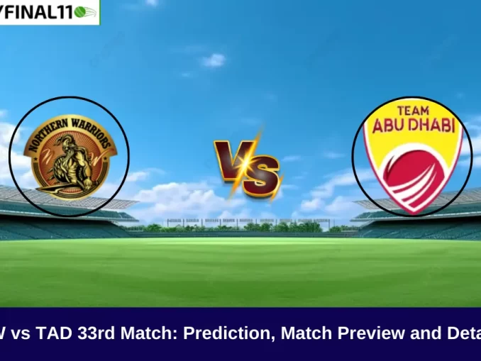 NW vs TAD 33rd Match: Pitch Report, Playing XIs, and Match Prediction, Abu Dhabi T10 2024