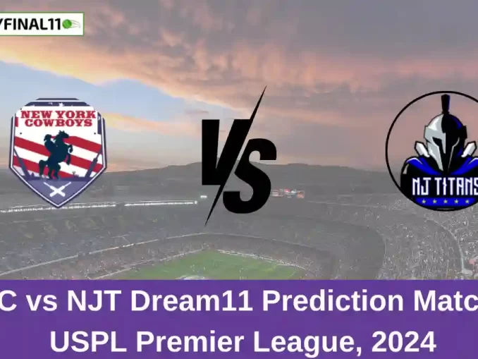 NYC vs NJT Dream11 Prediction Match 3, USPL Premier League, 2024