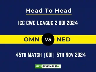 OMN vs NED Player Battle, Head to Head Team Stats, Team Record - ICC CWC League 2 ODI 2024