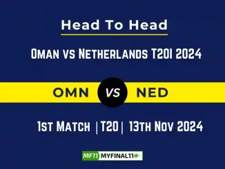 OMN vs NED Player Battle, Head to Head Team Stats, Team Record - Oman vs Netherlands T20I 2024