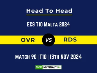 OVR vs RDS Player Battle, Head to Head Team Stats, Team Record