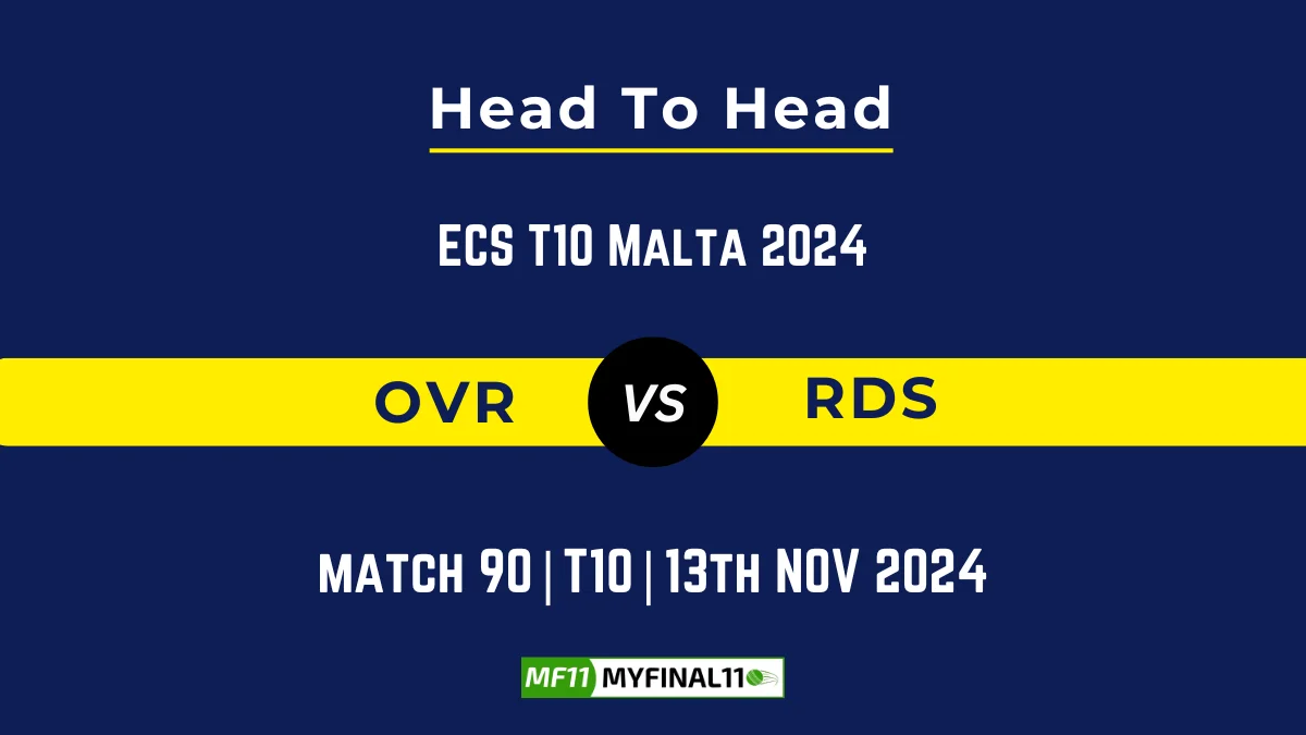 OVR vs RDS Player Battle, Head to Head Team Stats, Team Record