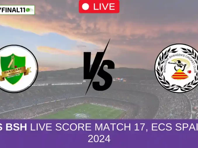 PIC vs BSH Live Score Match 17, ECS Spain T10, 2024