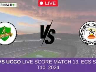 PIC vs UCCO Live Score Match 13, ECS Spain T10, 2024