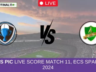 PKB vs PIC Live Score Match 11, ECS Spain T10, 2024 (1)