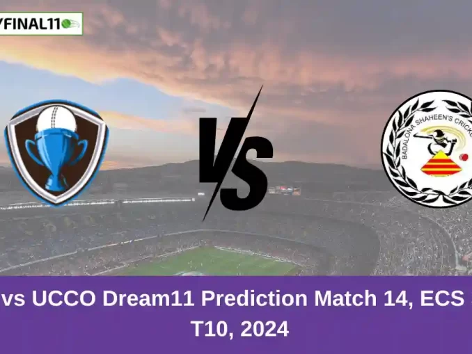 PKB vs UCCO Dream11 Prediction Match 14, ECS Spain T10, 2024