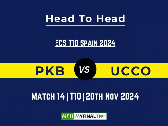 PKB vs UCCO Player Battle, Head to Head Team Stats, Team Record - ECS T10 Malta 2024