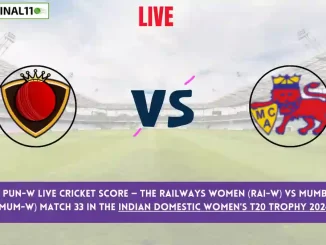 RAI-W vs MUM-W Live Score: Scorecard, Ball by Ball Commentary - Match 33, Indian Domestic Women’s T20 Trophy 2024