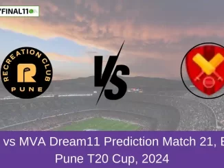 RCU vs MVA Dream11 Prediction Match 21, Ecole Pune T20 Cup, 2024