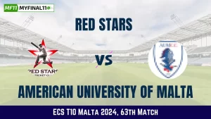 RDS vs AUM Dream11 Prediction Today: Match 63 Pitch Report, and Key Player | ECS Malta T10 2024