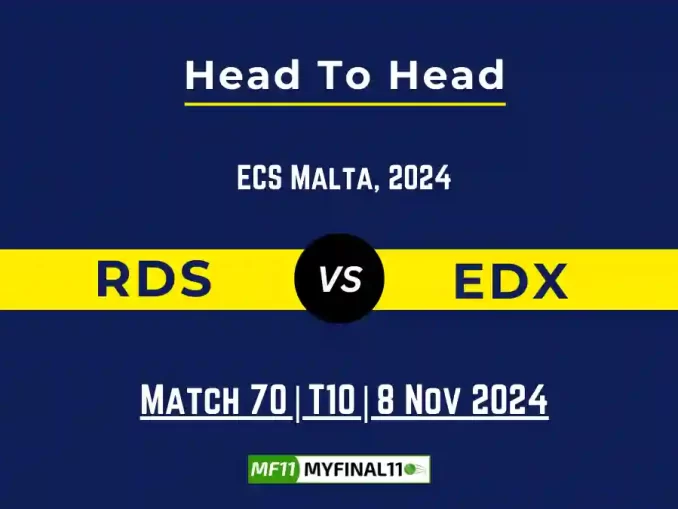 RDS vs EDX Player Battle, Head to Head Team Stats, Player Record