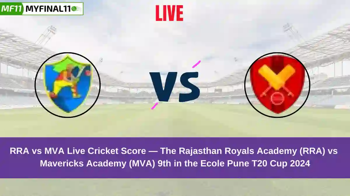 RRA vs MVA Live Score: Scorecard, Ball by Ball Commentary - Match 9, Ecole Pune T20 Cup 2024