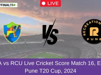 RRA vs RCU Live Cricket Score Match 16, Ecole Pune T20 Cup, 2024