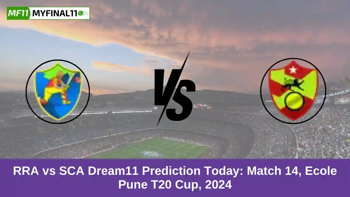 RRA vs SCA Dream11 Prediction Today Match 14, Ecole Pune T20 Cup, 2024