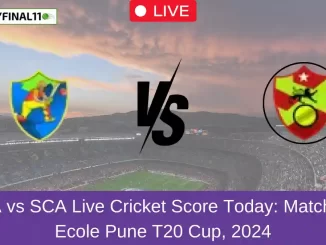 RRA vs SCA Live Cricket Score Today Match 14, Ecole Pune T20 Cup, 2024