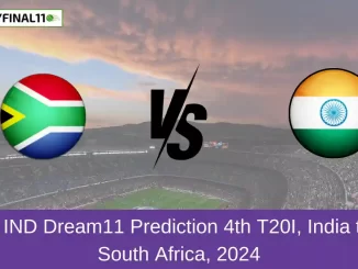 SA vs IND Dream11 Prediction 4th T20I, India tour of South Africa, 2024