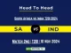 SA vs IND Player Battle, Head to Head Team Stats, Player Record (2)