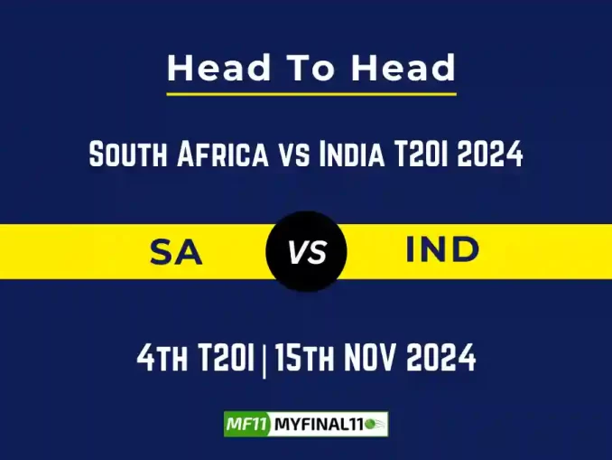 SA vs IND Player Battle, Head to Head Team Stats, Team Record