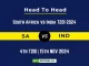 SA vs IND Player Battle, Head to Head Team Stats, Team Record