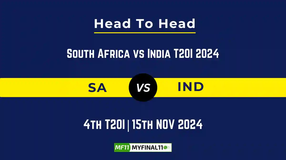 SA vs IND Player Battle, Head to Head Team Stats, Team Record