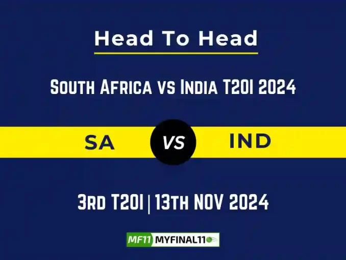 SA vs IND Player Battle, Head to Head Team Stats, Team Record