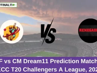 SAF vs CM Dream11 Prediction Match 20, KCC T20 Challengers A League, 2024