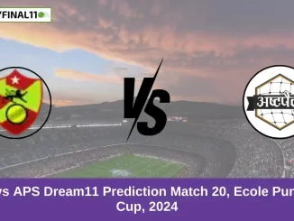 SCA vs APS Dream11 Prediction Match 20, Ecole Pune T20 Cup, 2024