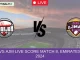 SHA vs AJM Live Score Match 8, Emirates D50, 2024